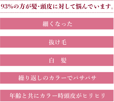 カラーのお悩み、ありませんか？